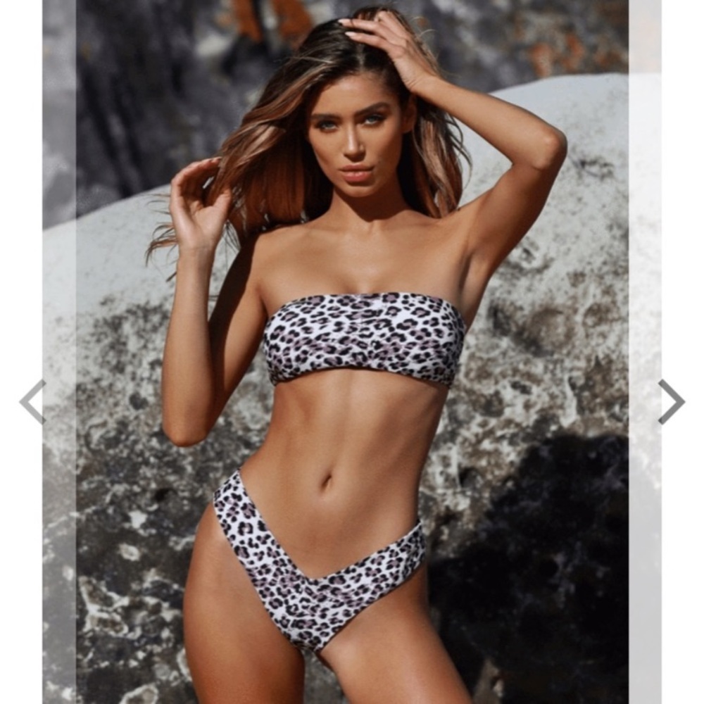 Leopard Bikini Top